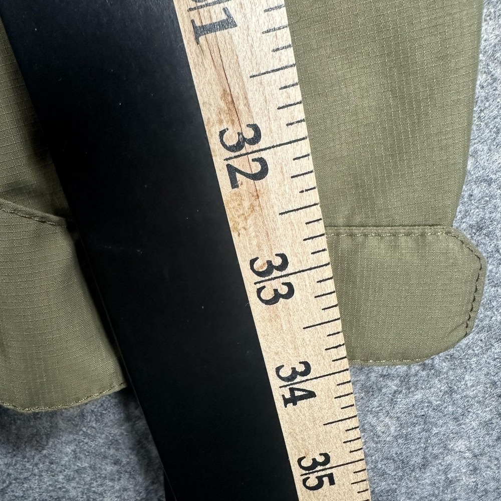 Filson Jacket Mens 2XL Green Hooded Nylon Rain Coat Water Resistant Softshell - Picture 9 of 16